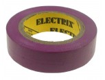 Elektroizolační páska samolepící PVC, 15mm x 10m, barva fialová﻿.