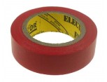Elektroizolační páska samolepící PVC, 15mm x 10m, barva rudá﻿.