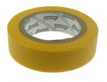 Elektroizolační páska samolepící PVC, 15mm x 10m, barva žlutá﻿.