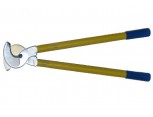 Pákové dvojruční nůžky ke stříhání Al a Cu kabelů do průměru 14 mm, Klauke.