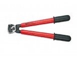 Pákové dvojruční nůžky do 1000 V, ke stříhání Al a Cu kabelů do průměru 27 mm, Knipex.