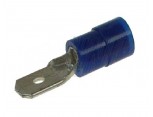Kolík plochý poloizolovaný, průřez 1,5-2,5mm2 / 6,3x0,8mm PA