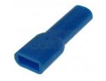 Kryt objímky jednopólový 2,8mm PVC modrá