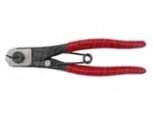 Pákové jednoruční nůžky na Fe dráty a lana do průměru 8 mm s vratnou pružinou.